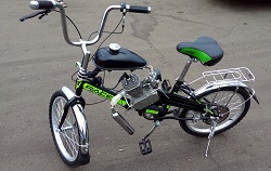 Велосипед с мотором М-50